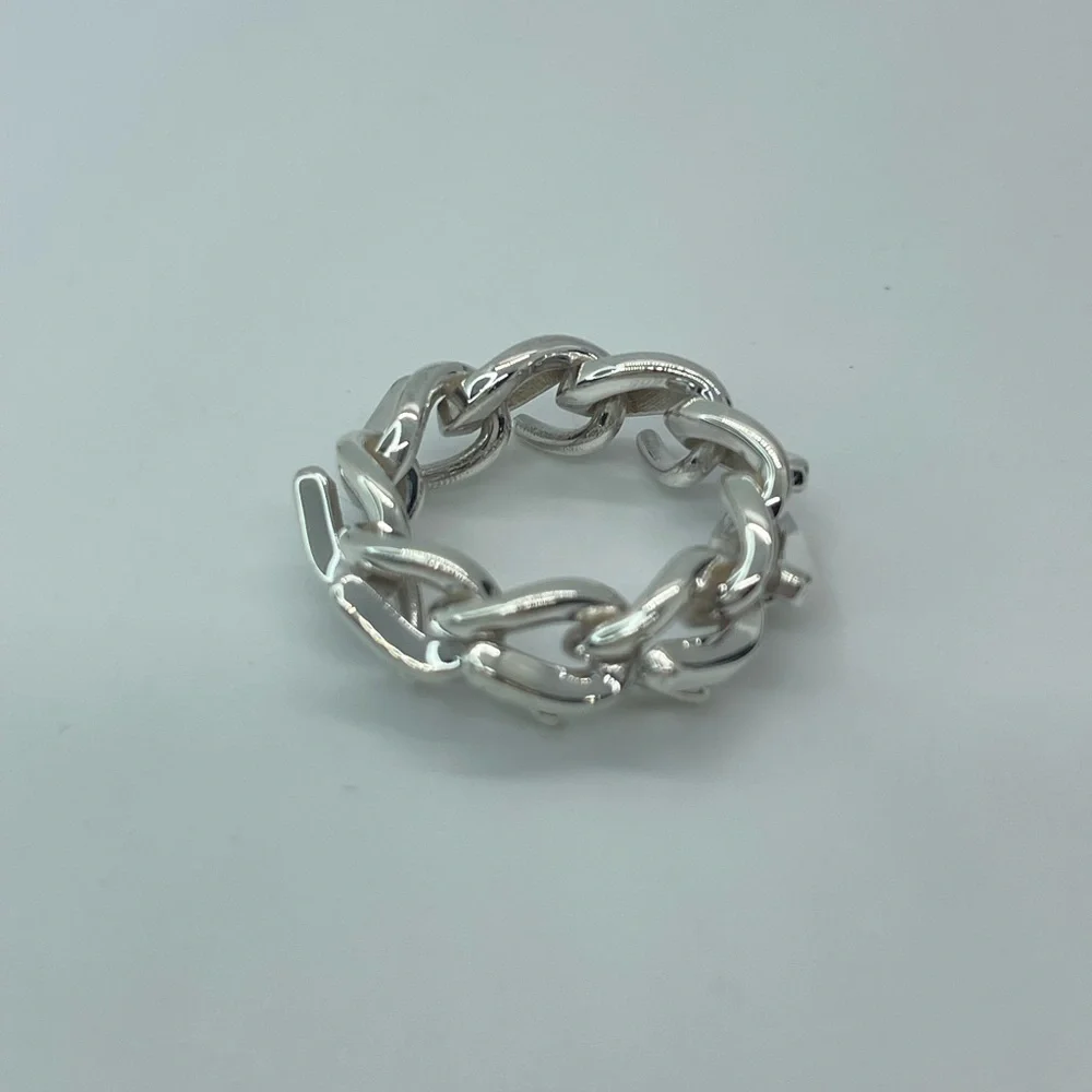 Tiffany & Co. Silver Link Ring - Picture 12 of 16